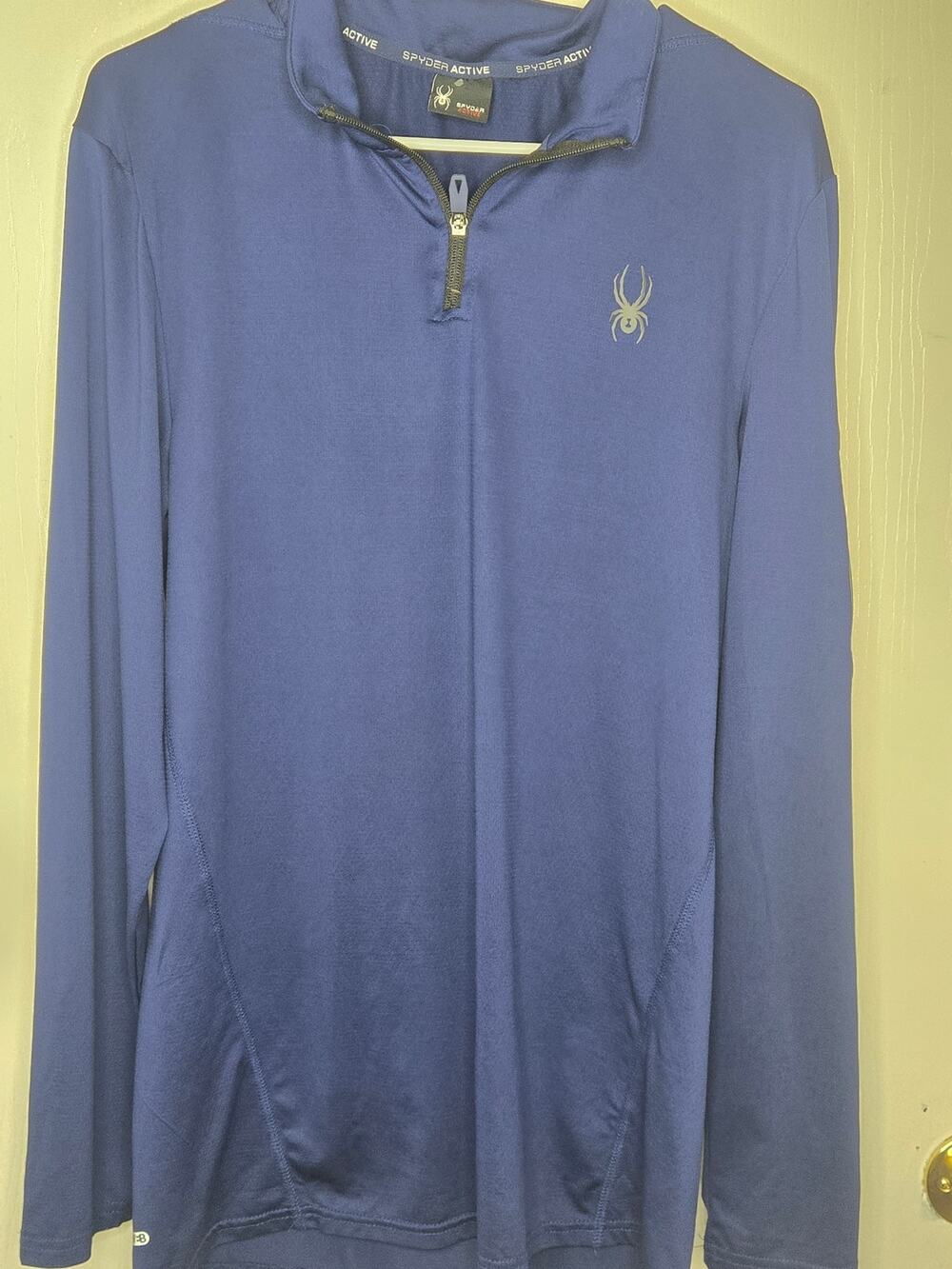 Lg‎ Navy Spider Active Zip up Pull Over